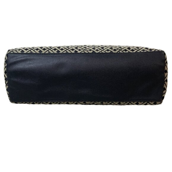 Tommy Hilfiger Women's Grey Signature Print Shoulder Tote Sz L - Picture 5 of 11